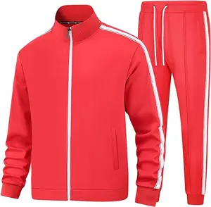 Custom Logo Gym Fitness Sportswear Tracksuit Men Training Jogging Wear 2 Piece Set Sports Jogger Tracksuits For Men