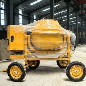 Nhà Máy Giá bê tông Máy trộn 350L 500L động cơ diesel mini máy trộn bê tông xây dựng xi măng Máy trộn - Product Image 6