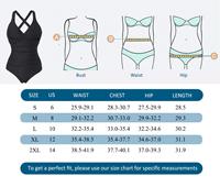 Maillot de bain une pièce sexy pour femme, décolleté plongeant, effet ventre plat, grande taille, avec sous-vêtements sculptants intégrés