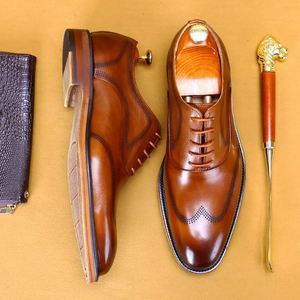 Nuevos Zapatos de Hombre Estilo Británico de Cuero Genuino con Cordones, Impermeables, Antideslizantes y Ligeros para Otoño, Casuales de Negocios y Formales - Product Image 3