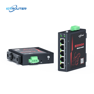 สวิตช์อีเธอร์เน็ตอุตสาหกรรม POE รุ่นใหม่ QoS 10/100/1000 เมกะบิต/วินาที IP40 5 พอร์ต RJ45 แบบติดตั้งบนราง DIN - Product Image 5