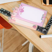 Carnet Kawaii Mini Discbound, design vertical portable personnalisé, petit journal avec pages intérieures colorées