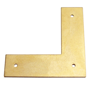 Chengyu a forma di <span class=keywords><strong>L</strong></span> con codice ad angolo retto in ottone a 90 gradi pezzo di fissaggio, rinforzante staffa metallica triangolare, rame puro - Product Image 5