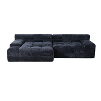 Sofá Cama Convertible Moderno para Apartamento, Empaquetado en Caja Comprimida al Vacío, Extensible y Combinable