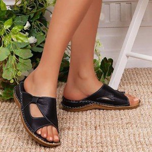 Sandalias de Plataforma con Cuña para Mujer, Talla Grande, Estilo Retro 2026, Casuales, Planas, para Verano, Playa y Exteriores - Product Image 4