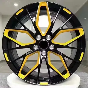 Factory Hot-selling 18 19 20 21 22 Inch Lightweight Rims Sport Style Pcd 5x112 Custom Color Alloy Forged Car Wheels