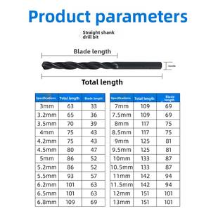3.5mm 超硬合金ストレートシャンクツイストドリル HSS 高速度鋼電動ドリルビット - Product Image 6