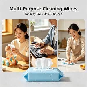 Lingettes nettoyantes emballées individuellement, lingettes humides hygiéniques portables pour une utilisation quotidienne en extérieur - Product Image 5