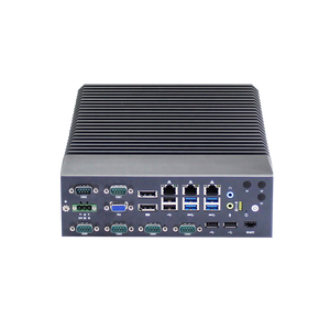 คอมพิวเตอร์อุตสาหกรรมแบบไร้พัดลมประสิทธิภาพสูง Core I7 รุ่น Box PC แรม 16GB SSD 256GB 3 LAN 6 COM 8 USB ระบบปฏิบัติการ Windows 10 ประสิทธิภาพสูง C - Product Image 2