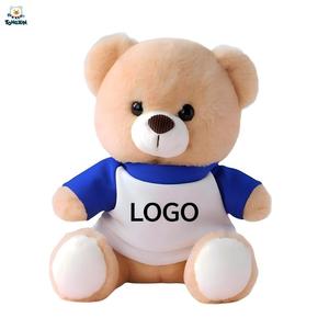 Produsen Grosir Kustom Pakaian Berlogo Bordir Berkualitas Tinggi Boneka Beruang Teddy Mainan Promosi Merek Perusahaan Hadiah Boneka OEM ODM - Product Image 2