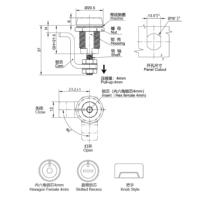 Ventes Flash : Loquet de Compression Yeeka Série 1421 avec Boîtier en Alliage de Zinc pour Armoire de Batterie de Stockage d'Énergie