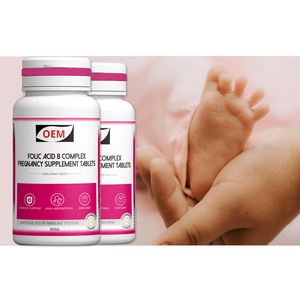 HODAF Nuevo Suplemento Premium de Ácido Fólico <span class=keywords><strong>y</strong></span> Complejo B en Tabletas para el <span class=keywords><strong>Embarazo</strong></span>, con Folato para Viajes <span class=keywords><strong>y</strong></span> Uso en Movimiento, Suplemento de Complejo B - Product Image 3