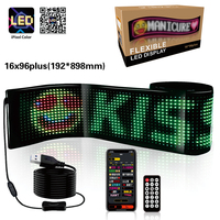 Écran LED souple 16*96Plus à effet œil de démon, étanche, avec contrôle par application mobile – Tendance et performant