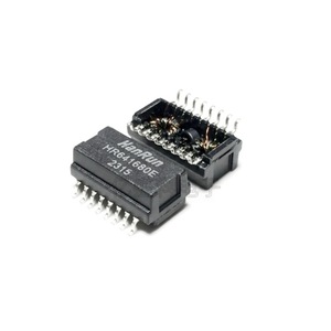 Module Ethernet HanRun HR641680E, interface transformateur 16 broches 100Base-T - Product Image 1