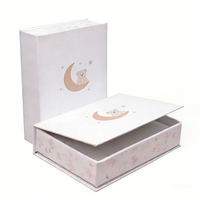 Vente chaude, boîte à bijoux magnétique en carton rigide de luxe de haute qualité, OEM ODM, logo personnalisé, avec insert en mousse