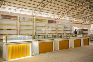 Venta al por menor de belleza Perfume escaparate de la exhibición de la tienda de muebles Vitrine <span class=keywords><strong>Quiosque</strong></span> mesa de exhibición de Perfume de vidrio del Gabinete de exhibición - Product Image 6