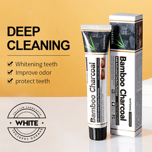 Dentifrice blanchissant au charbon <span class=keywords><strong>de</strong></span> bambou naturel personnalisé, super adsorption profonde, élimine les taches <span class=keywords><strong>de</strong></span> <span class=keywords><strong>café</strong></span> et <span class=keywords><strong>de</strong></span> fumée - Product Image 1