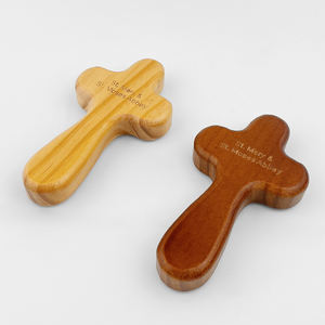 HT церковный поставщик, аксессуары для домашнего декора, православный католический деревянный подвесной крест с деревянным крестом - Product Image 2