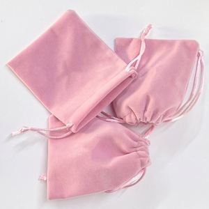 Pochette en velours 9x11cm avec cordon de serrage, sac de rangement pour bijoux, cadeaux et écouteurs, pour l'organisation et l'emballage - Product Image 4