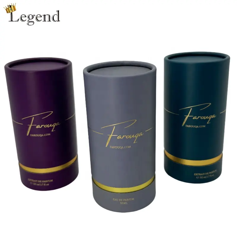 Caixa de papel para embalagem de frascos de óleo e perfume, caixa de papelão luxuosa personalizada para presente, novo design personalizado