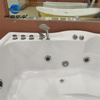 Baignoire d'angle de luxe à hydromassage avec jets, nouvelle collection, très demandée