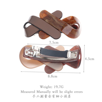 Barrette pour queue de cheval en filet rouge, 1 pièce, accessoires, barrettes nœud pour cheveux, printemps