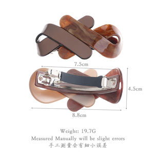 Barrette <span class=keywords><strong>pour</strong></span> queue de cheval en filet rouge, 1 pièce, accessoires, barrettes nœud <span class=keywords><strong>pour</strong></span> <span class=keywords><strong>cheveux</strong></span>, printemps - Product Image 4