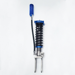 Amortiguador Ajustable de Compresión y Rebote Doble de <span class=keywords><strong>3</strong></span> Pulgadas de Elevación Delantera y Trasera, 2.5 Pulgadas de Diámetro, Azul - Product Image 4