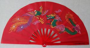 Éventails de danse en bambou de grande taille, impression personnalisée de haute qualité - Product Image 4
