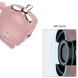 Simpatici altoparlanti Wireless BT 5.0 a forma di elicottero Mini Stereo Surround acustico di alta qualità con altoparlante Mic Mini - Product Image 2