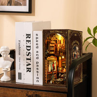 Kit de casa de muñecas en miniatura DIY, rompecabezas de madera, muebles, proyecto de manualidades en 3D para adultos, regalo de Navidad
