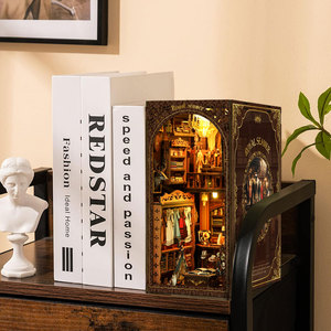 Kit de casa de muñecas en miniatura DIY, rompecabezas de madera, muebles, proyecto de manualidades en 3D para adultos, regalo de Navidad - Product Image 2