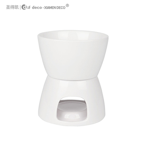 Réchaud à chocolat avec logo personnalisé, ensemble de <span class=keywords><strong>fondue</strong></span> japonais en céramique pour le fromage, les desserts et les bougies chauffantes - Product Image 6