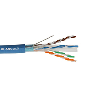 Cable LAN Cat6 para Redes - Cable de Par Trenzado con Blindaje de Cobre Cobre-Recubierto (CCA)/Cobre-Biselado (BC) Codificado por Colores, Personalizado de Fábrica Changbao