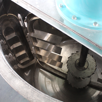 Cuve mélangeuse agitateur pour usine de fabrication chimique, pour machine à fabriquer la mastic liquide, cuve de mélange haute viscosité avec grattoir
