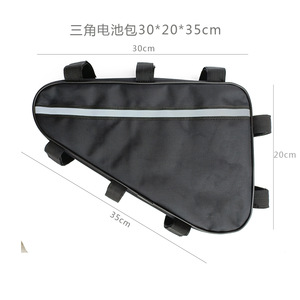 Sac <span class=keywords><strong>de</strong></span> <span class=keywords><strong>batterie</strong></span> Triangle en nylon Protection fiable <span class=keywords><strong>pour</strong></span> votre EBIKE 48V 52V 20Ah <span class=keywords><strong>Cadre</strong></span> Lithium Ebike Battery Bag - Product Image 4