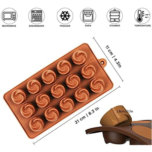 Moldes de Silicona para Chocolate y Dulces Navideños, Libres de BPA, Aptos para Alimentos, Resistentes al Calor, para Hornear Pasteles - Product Image 2
