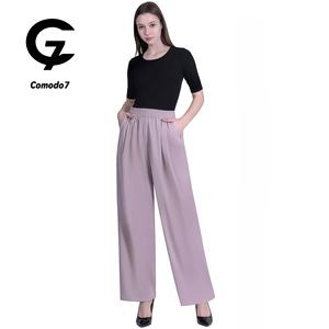 Comodo7 pantalon à séchage rapide personnalisé pour femmes imprimé pantalon de survêtement formel pour femmes avec jambe large décontracté ODM motif 3D lavage coloré - Product Image 1