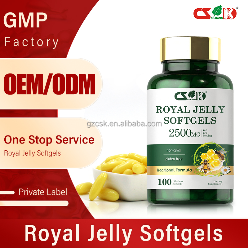 Оптовая продажа, фирменная пищевая добавка 1000 мг в капсулах, софтгель для Королевского желе