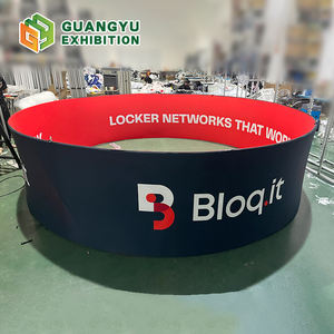 Bandera Colgante de Techo de 15 pies de Ancho para Ferias Comerciales, Banderas Colgantes Horizontales de Marca con Gráficos Impresos Personalizados - Product Image 4