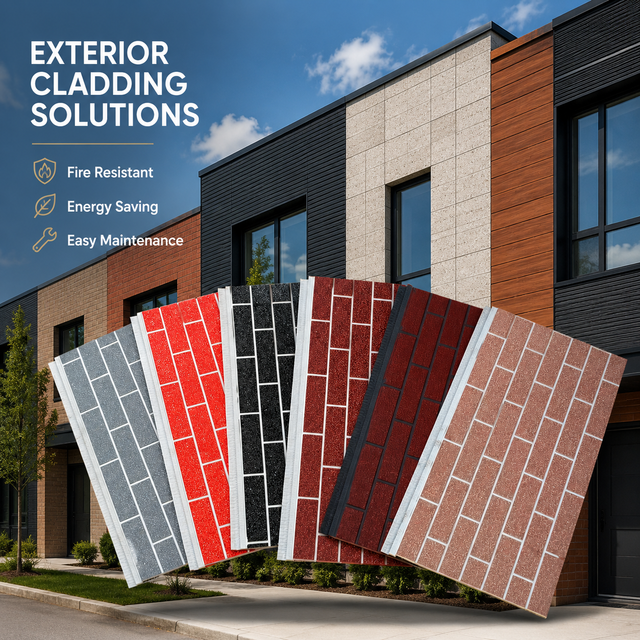 Metal Carved Wall Panel Exterior Wall Insulation Line Decorative Metal Siding Panels for Pole Barn Building