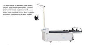 गर्म बिक्री गर्भाशय ग्रीवा और लंबर कशेरुका कर्षण टेबल विद्युत लंबर कर्षण बिस्तर - Product Image 2