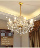 Lustre Led en verre de Murano, luminaire de plafond haut de gamme pour salle à manger, luxe, grand lustre moderne en cristal Maria Theresa