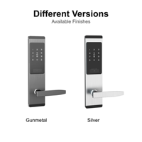 Kunci Pintu Pintar Digital Tanpa Kunci dengan Kata Sandi, Aplikasi TTLock, WiFi, Gateway G2 Opsional untuk Pintu Kayu, Penggunaan Rumah/Kantor, Bahan Stainless Steel