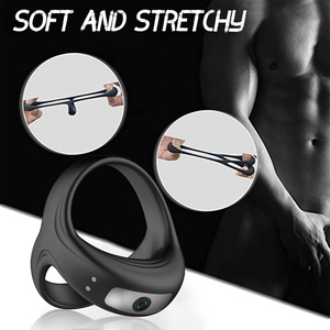 Black Delayed Ejaculation Glans Cock Ring Enlargement Anillos Para Pene Men Small Sex Toys <strong>Penis</strong> Rings - Product Image 5