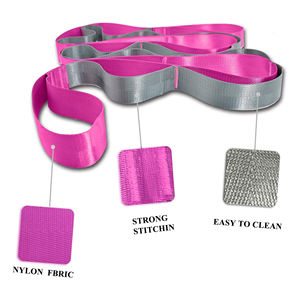 Correa elástica <span class=keywords><strong>de</strong></span> yoga con bucles Gimnasio Cinturones <span class=keywords><strong>de</strong></span> yoga Correa Bandas <span class=keywords><strong>de</strong></span> resistencia Fitness Yoga Danza Bandas <span class=keywords><strong>de</strong></span> ejercicio - Product Image 4