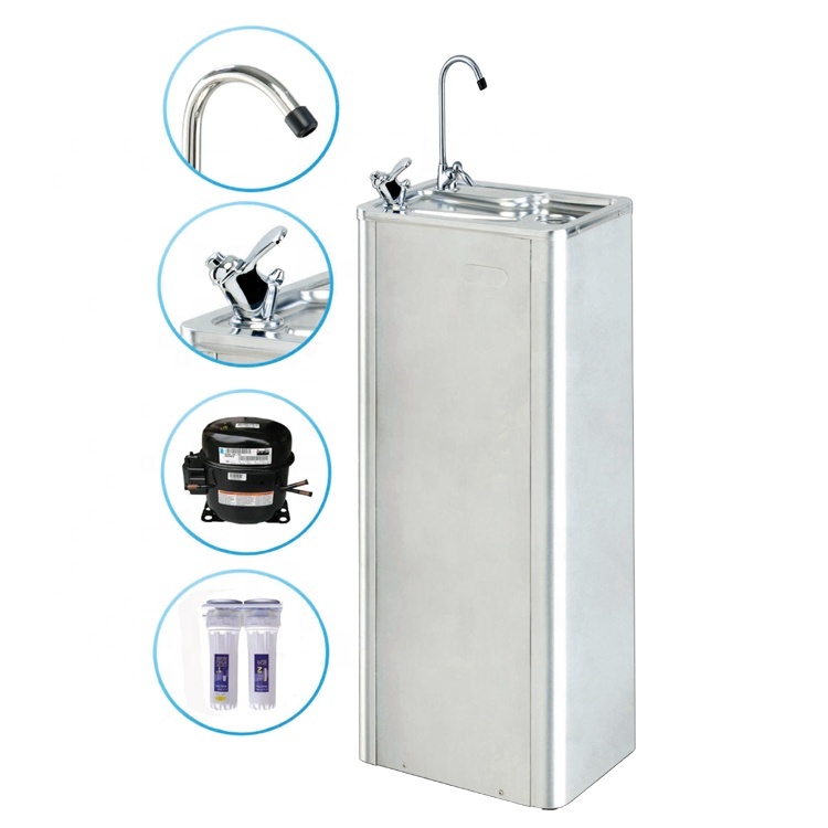 Floor Standing Stainless Steel Direct Water