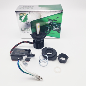 오토바이 라이트 액세서리 50W M02S 오토바이 <span class=keywords><strong>LED</strong></span> 헤드라이트 램프 <span class=keywords><strong>H4</strong></span> H6 5000LM 오토바이 오토바이 오토바이 6000K 화이트 범용 - Product Image 1