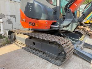 Mini-excavatrice Hitachi ZX50U d'occasion de 5 tonnes, moteur Yanmar de haute qualité, pompe Hitachi et composants principaux de l'engrenage - Product Image 3