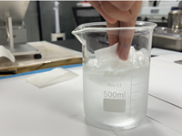 Papier thermique soluble dans l'eau, matériau adhésif soluble dans l'eau, se dissout en 10 secondes, étiquettes pour lave-vaisselle, revêtement thermique imprimable
